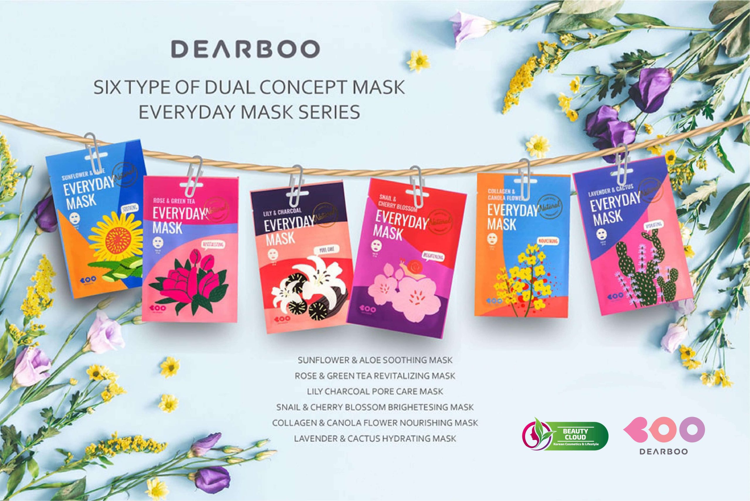 DEARBOO EVERYDAY MASK - Beauty Cloud